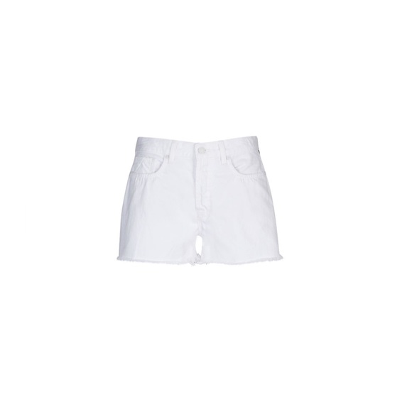 NWOT 7 For All Mankind Monroe Shorts White Denim Cutoff Button Fly Size 31 - Picture 5 of 14